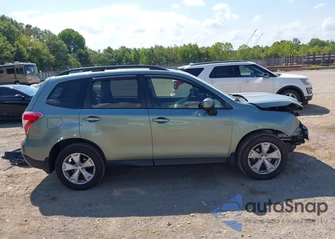2016 Subaru Forester 2.5I Premium из США, поврежденный, VIN JF2SJADC2GH484931